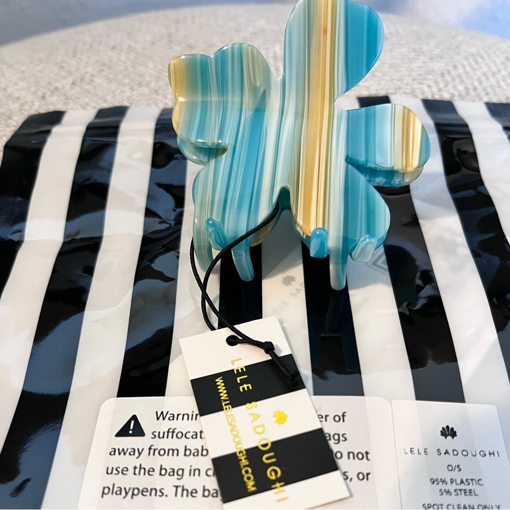 LELE SADOUGHI NWT AUTHENTIC PLAYA LILY CLAW CLIP. - Picture 8 of 10